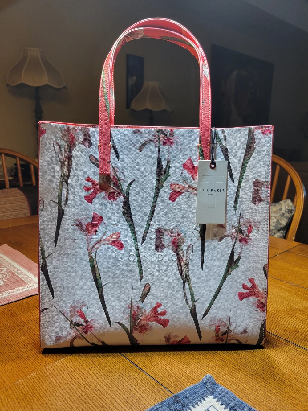 Ted Baker The Icon Iris Floral Print Large Tote Bag
